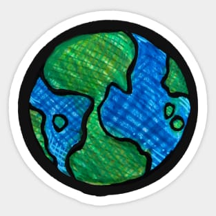 Mother Earth Sketch Sticker